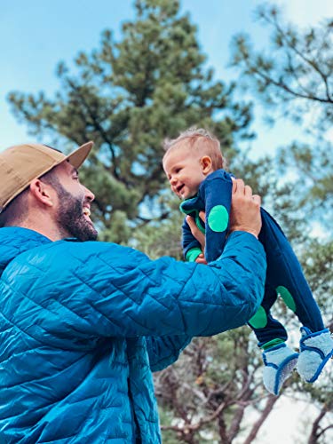 baby deedee 1 Piece Cotton, Velour Long Sleeve Footless Romper Pajama, Rainforest, 3-6 Months