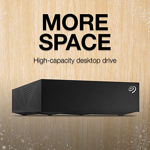 Seagate Desktop 8TB External Hard Drive HDD – USB 3.0 for PC, Laptop And Mac, 1-Year Rescue Service (STGY8000400), Black