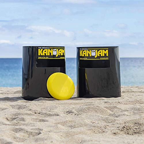 Kan Jam Disc Toss Game Sets - Original, Illuminate, and Pro Versions - American Made, for Backyard, Beach, Park, Tailgates, Outdoors and Indoors, 20' x16'