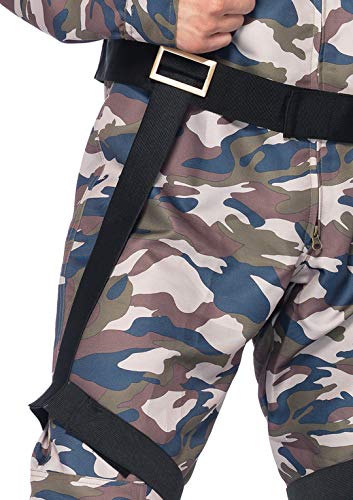 Leg Avenue Men's 2 Piece Paratrooper, Camo, X-Large