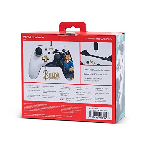 PowerA Wired Controller for Nintendo Switch - Link, Gamepad, Game controller, Wired controller, Officially licensed
