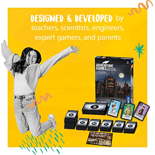 Adventure Games: The Grand Hotel Abaddon - A Kosmos Game from Thames and Kosmos | Collaborative, Replayable Storytelling Gaming Experience for 2 to 4 Players Ages 12+, Grey