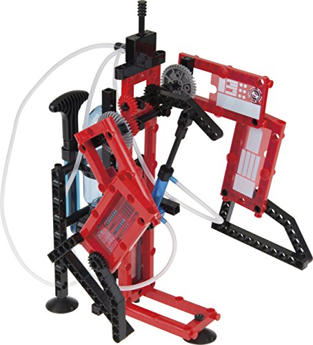 Thames and Kosmos Mechanical Engineering: Robotic Arms STEM Experiment Kit | Build 6 Pneumatic Machines | Robotic Claw, Exoskeleton Arms and More | Explore Air Pressure and Robotics | Ages 7+