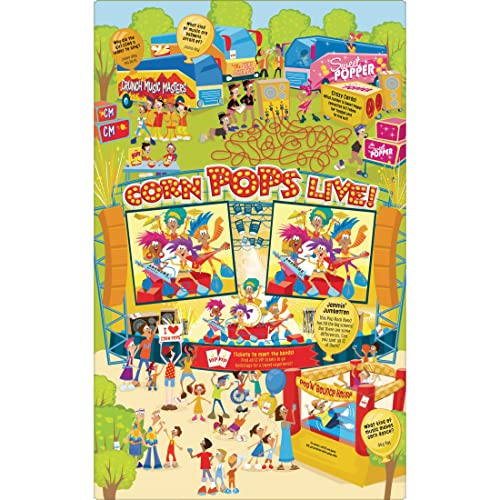 Corn Pops Cold Breakfast Cereal, 8 Vitamins and Minerals, Kids Snacks, Large Size, Original, 8.1lb Case (10 Boxes)