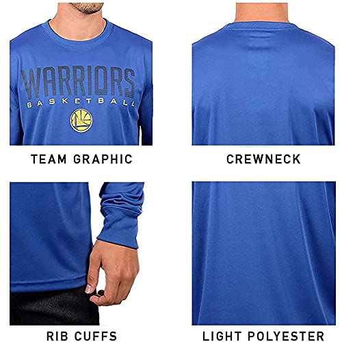 Ultra Game -NBA Men's Active Long Sleeve Pullover T-Shirt XX-Large