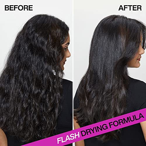 Redken Quick Blowout Heat Protection Spray | Blow Dry Primer Reduces Styling Time | Smooths and Adds Shine | Lightweight Blowdry Spray and Heat Protectant | For All Hair Types | 4.2 fl. oz.