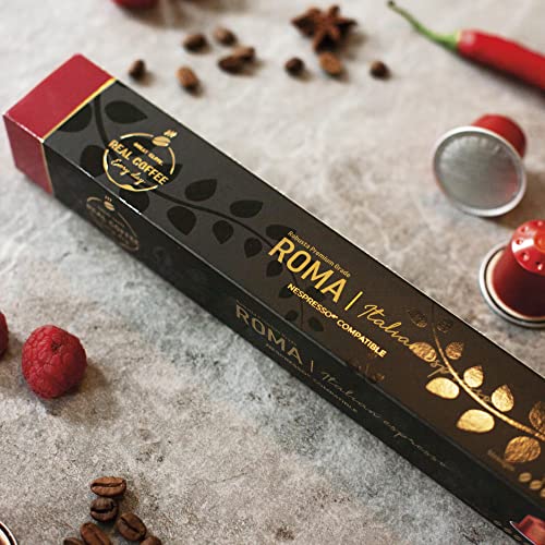 Mixed Variety Pack for Nespresso | 100 Test Winning Aluminum Capsules | 9 Distinctive Italian Flavors | 100% Nespresso Compatible Pods