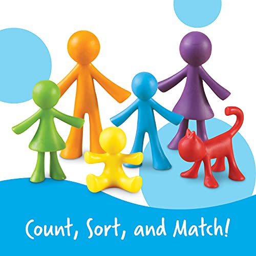 Learning Resources All About Me Family Counters, SEL, Assorted Colors and Shapes, Set of 72, Ages 3+
