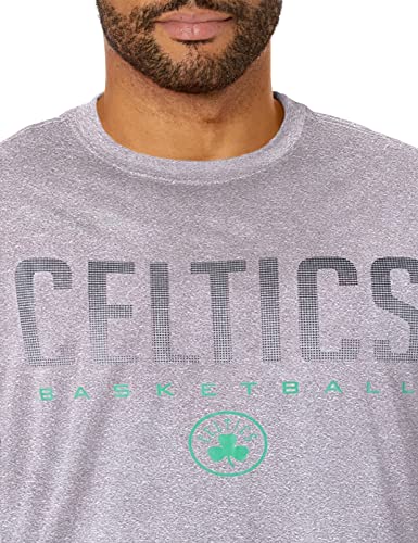 Ultra Game -NBA Men's Active Long Sleeve Pullover T-Shirt Heather Gray Large