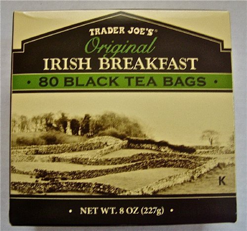 4 X Trader Joe's Original Irish Breakfast Tea (80 Black Tea Bags Per Box)