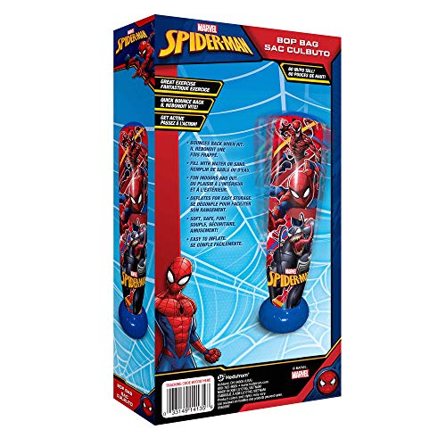 Hedstrom Marvel Spiderman Bop Bag Inflatable Punching Bag, 60 Inch