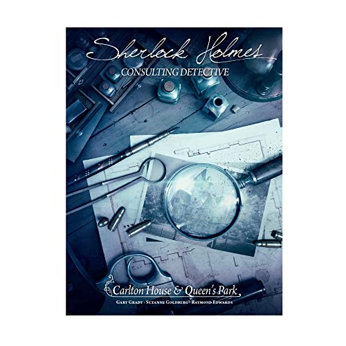 Space Cowboys Sherlock Holmes Consulting Detective - Carlton House and Queen's Park Board Game | Mystery Game for Teens and Adults | Ages 14+ | 1-8 Players | Average Playtime 90 Min. | Made