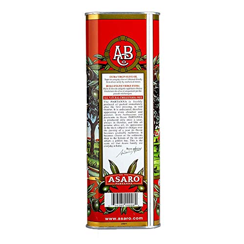 Partanna Extra Virgin Olive Oil, 101-Ounce Tin