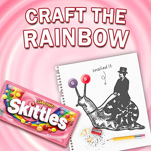 SKITTLES Smoothie Summer Chewy Candy Assortment , 24 Ct Bulk Candy Box