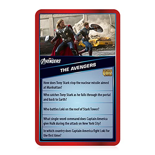 Top Trumps Marvel Cinematic Universe Quiz Game