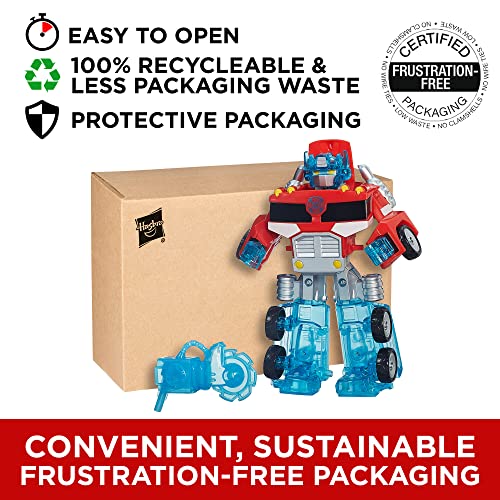 Transformers Rescue Bots Energize Optimus Prime Action Figure, 7-Inch Scale, Ages 3-7 (Amazon Exclusive)