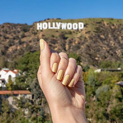 OPI Infinite Shine 2 Long-Wear Lacquer, Bee-hind the Scenes, Yellow Long-Lasting Nail Polish, Hollywood Collection, 0.5 fl oz