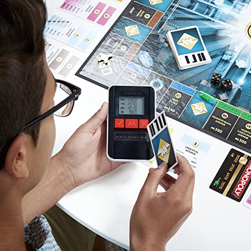 Monopoly Ultimate Banking Edition Board Game for Families and Kids Ages 8 and Up, Electronic Banking Unit (Amazon Exclusive)