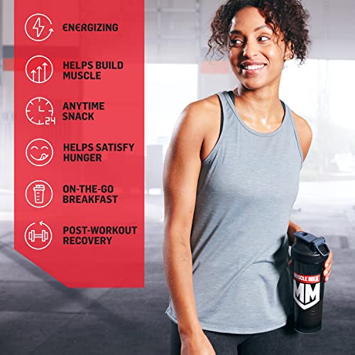 Muscle Milk Pro Series Protein Powder Supplement, Intense Vanilla, 2 Pound, 11 Servings, 50g Protein, 3g Sugar, 20 Vitamins and Minerals, NSF Certified for Sport, Workout Recovery, Packaging May Vary