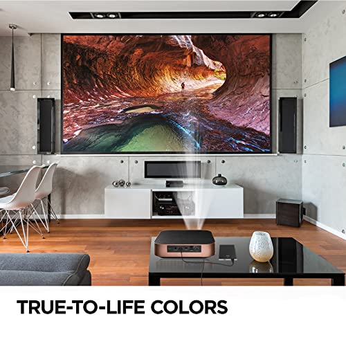 ViewSonic M2w WXGA Portable Projector with 1700 LED Lumens, H/V Keystone, Auto Focus, Harman Kardon Bluetooth Speakers, Wi-Fi Enabled, HDMI, USB C, Stream Netflix with Dongle