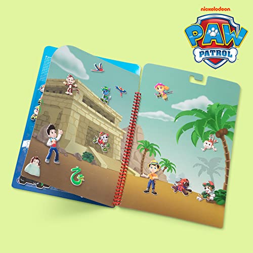 Melissa and Doug PAW Patrol Restickable Puffy Stickers 3-Pack – Adventure Bay, Jake’s Mountain, Jungle - PAW Patrol-Themed Resuable Sticker Activity Sets For Kids