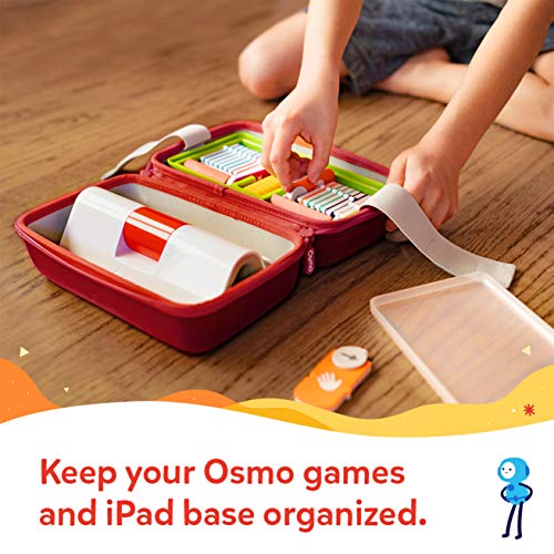 Storage Organizer for Osmo Games and Base(Small) Kits and Games-Grab and Go Small Case-Made by Osmo-Learning Educational Games-Store Games/Take on the Go--STEM Toy Gifts for Kids 3 4 5 6 7 8 9 10 11