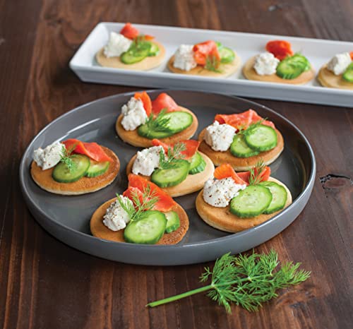 Nordic Ware Silver 01940 Scandinavian Dollar Pancake Pan 17.5 x 10.2 x 2.5