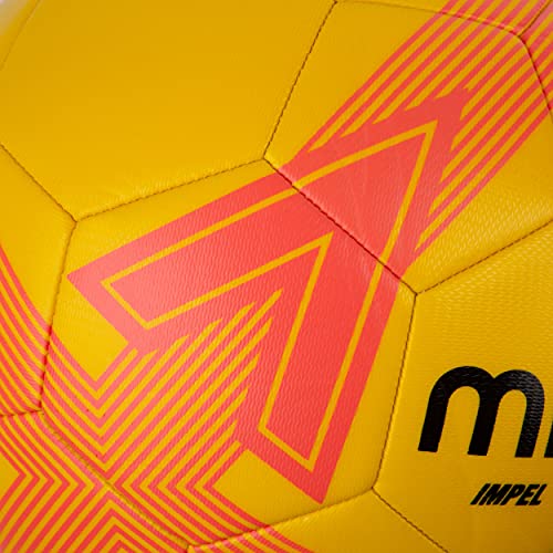 Mitre Unisex Soccer Ball Training Impel,Yellow/Tangerine