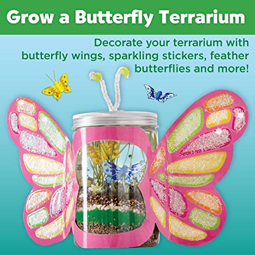 Creativity For Kids Sparkle N' Grow Butterfly Terrarium - Steam Crafts For Kids