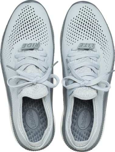 Crocs Men's LiteRide 360 Pacer Sneakers, Light Grey/Slate Grey, 9 Men