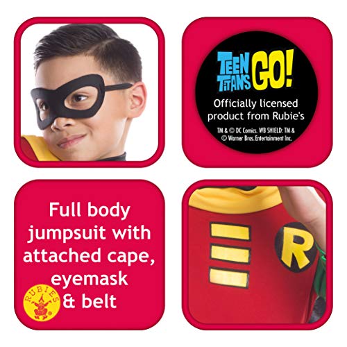 Rubie's Child's Teen Titans Robin Costume, Small