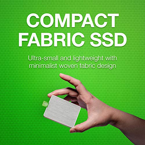 Seagate Ultra Touch SSD, 500 GB, Portable External SSD, 2.5', USB 3.0, PC and Mac, Black, 4 mo Adobe Creative Cloud Photography Plan and Three-yr Rescue Services (STJW500401)