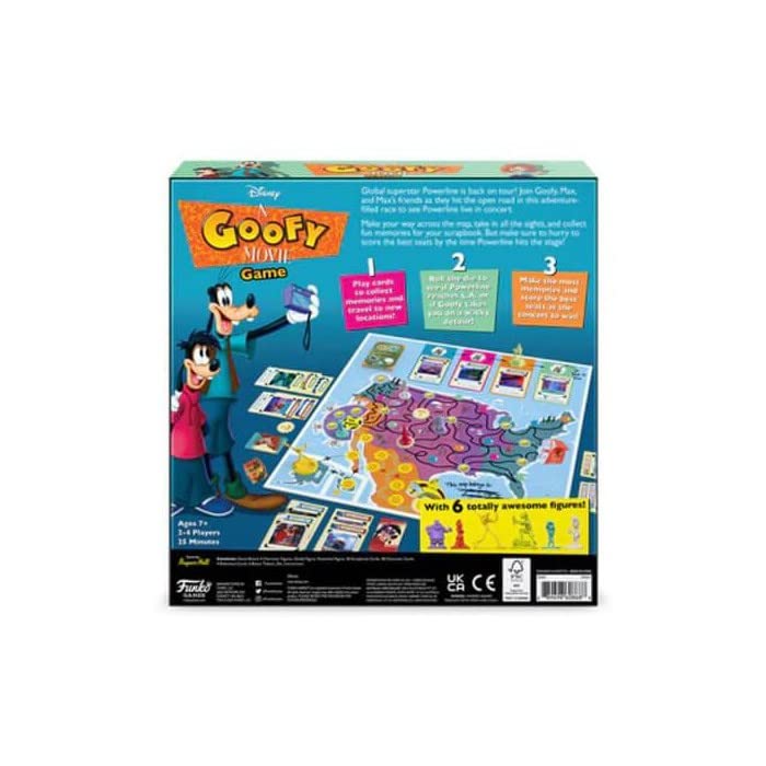 Funko Disney A Goofy Movie Kids Board Game Ages 7 and Up 2-4 Players