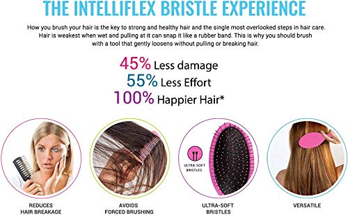 Wet Brush Disney Original Detangler Hair Brush - Beach Life - Comb for Women, Men and Kids - Wet or Dry – Removes Knots and Tangles - Natural, Straight, Thick, and Curly Hair