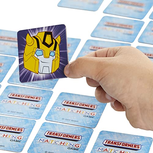 Transformers Matching Game for Kids Ages 3 and Up, Fun Preschool Memory Game for 1+ Players
