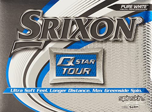 Srixon Q-Star Tour 3 Golf Balls, White (One Dozen)