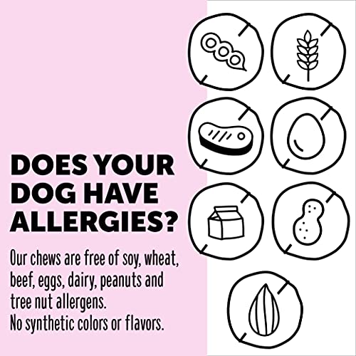 SmartyPants Dog Vitamins and Supplements, Multivitamin with Glucosamine, Chondroitin, and Probiotics for Joint, Skin, and Gut Support, Peanut Butter Flavor, 60 Soft Chews by SmartyPaws