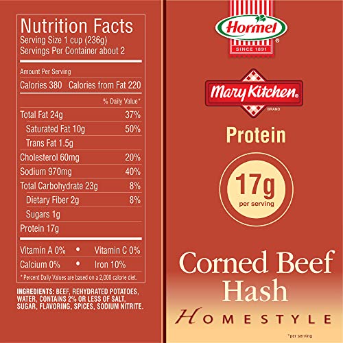 MARY KITCHEN Corned Beef Hash, Canned Corned Beef, 14 oz (8 Pack)
