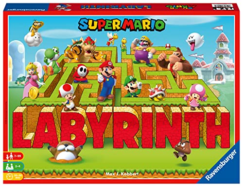 Ravensburger Super Mario Labyrinth Family Board Game for Kids and Adults Ages 7 and Up - So Easy to Learn and Play with Great Replay Value
