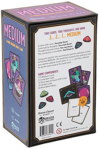 Greater Than Games Medium Mind-Reading Social Game for 2+ Players