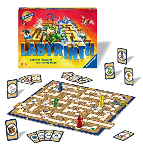 Ravensburger Labyrinth Family Board Game for Kids and Adults Age 7 and Up - Millions Sold, Easy to Learn and Play with Great Replay Value (26448)