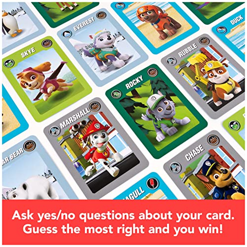 Hedbanz Junior PAW Patrol, Picture Guessing Board Game, for Families and Kids Ages 5 and up