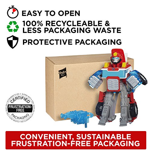 Playskool Heroes Transformers Rescue Bots Energize Heatwave The Fire Bot Converting Toy Robot Action Figure, Toys For Kids Ages 3 And Up (Amazon Exclusive)