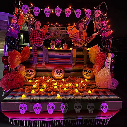 Homemory Timer Tea Lights, Flameless Flickering Auto Tea Lights Battery Operated, Auto-On 6 Hours and Off 18 Hours Everyday, Batteries Included, Long-Lasting, Pack of 12