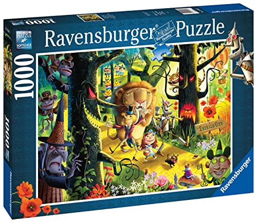 Ravensburger Lions, Tigers and Bears, Oh My! 1000 Piece Jigsaw Puzzle for Adults - 16566 - Every Piece is Unique, Softclick Technology Means Pieces Fit Together Perfectly