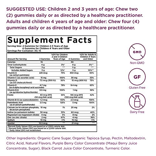 Solgar U-Cubes Children's Multi-Vitamin and Minerals , 60 Gummies - 2 Great-Tasting Flavors , Orange and Cherry - Ages 2 and Up - Non GMO , Gluten Free , Dairy Free - 30 Servings