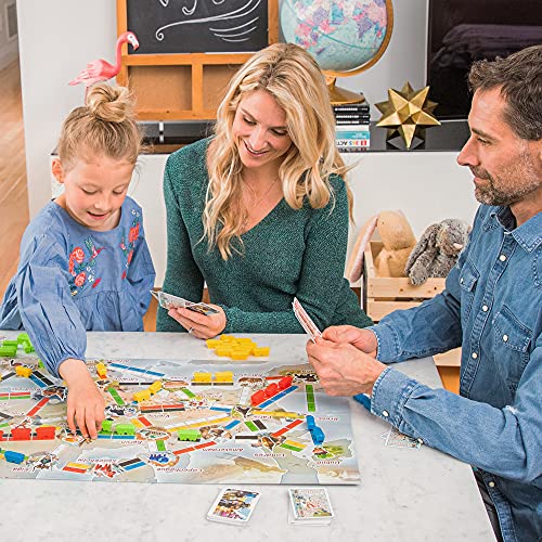 Ticket to Ride Europe First Journey Board Game | Strategy Game | Train Adventure Game | Fun Family Game for Kids and Adults | Ages 6+ | 2-4 Players | Avg. Playtime 15-30 Mins | Made by Days of Wonder