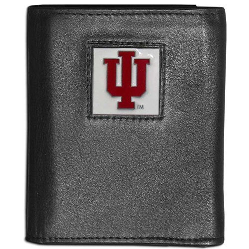 Siskiyou unisex-adult NCAA Indiana Hoosiers Leather Tri-Fold Wallet Multicoloured