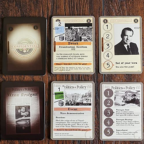 Capstone Games: Watergate, Strategy Board Game, History of Watergate Included With Game, Not Essential to Play, 2-Player Game of the Year 2019, Ages 12 and Up