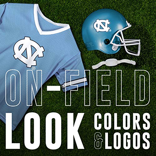 Franklin Sports UNC Tar Heels - Kids College Football Uniform Set - NCAA Youth Football Uniform Costume - Helmet, Jersey, Chinstrap Set - One Size